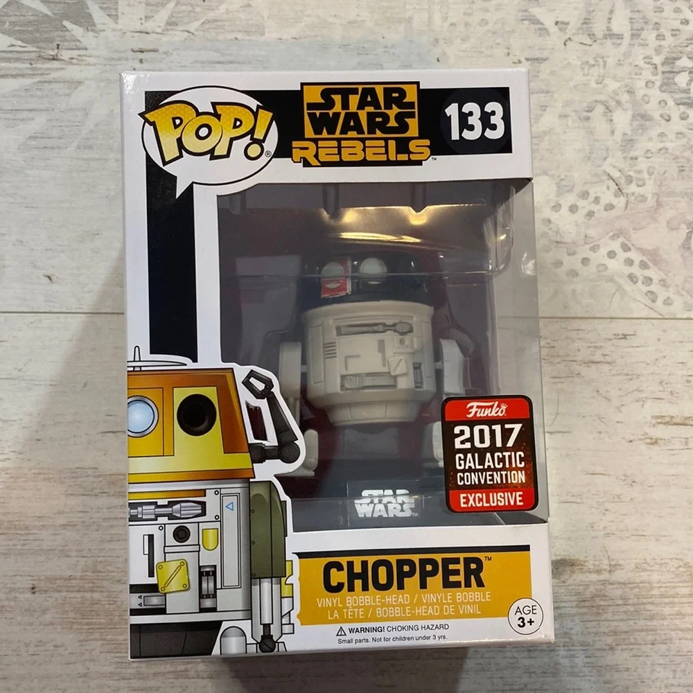 Funko Pop Chopper #133 Star Wars Rebels Exclusive Bobble Head - Picture 1 of 9
